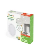 ALGINE 2in1 LED PANEL kerek 18W 1900lm WW