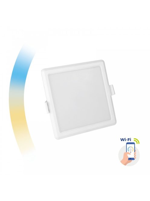 ALGINE 6W CCT+DIM Wi-Fi Spectrum SMART négyzetpanel, süllyeszthető