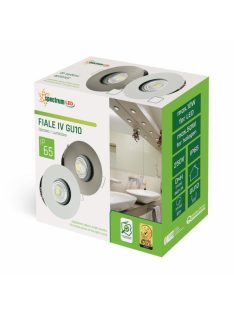 FIALE IV IP65 73mm Kerek / max 10W EZÜST