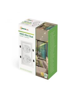 MDD MINI Négyszögletes IP20 100X200mm / max 2x10W