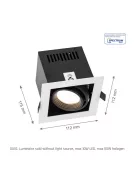 MODERN DAY GU10 IP20 93X93mm / max 10W