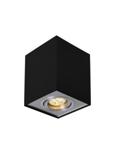 CHLOE GU10 IP20 négyszögletes fekete állítható