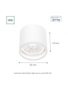 CHLOE AR111 GU10 IP65 round white