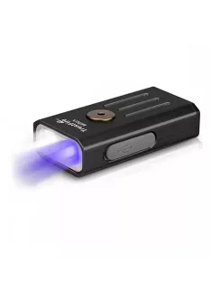 Trustfire MINIX fekete LED lámpa fehér és UV fénnyel
