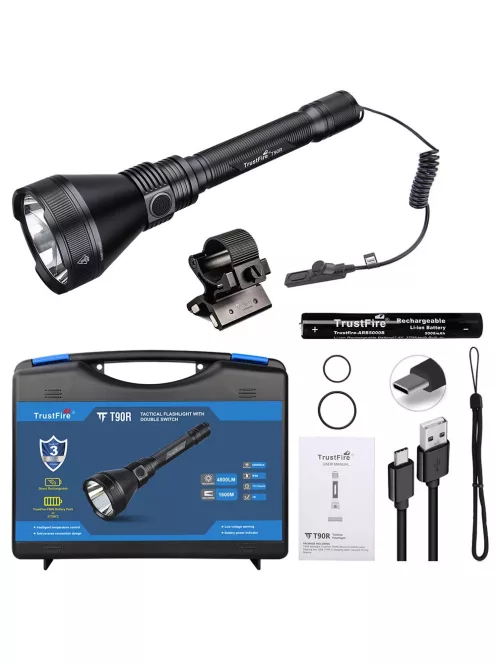 Trustfire T90R LED vadászlámpa szett
