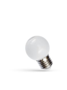 LED Kisgömb E27 230V 1W fehér (WOJ11794)