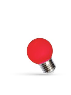 LED Kisgömb E27 230V 1W piros (WOJ11795)