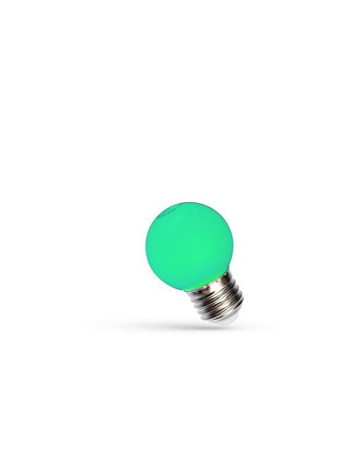 LED Kisgömb E27 230V 1W zöld (WOJ11796)