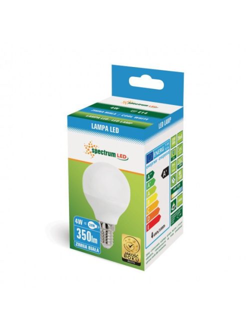 LED Kisgömb E14 230V 4W CW (WOJ13031)