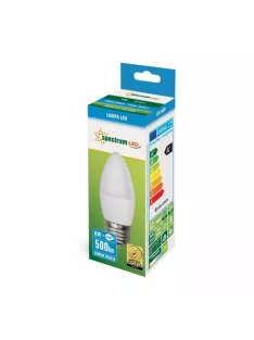 LED Gyertya E27 230V 6W CW (WOJ13062)