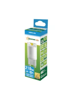 LED G9 kerámia kapszula 230V 3W CW 16,5x52mm