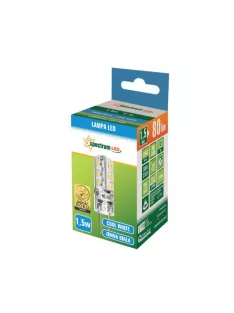 LED G4 szilikonos kapszula 12V 1,5W CW 10x35mm