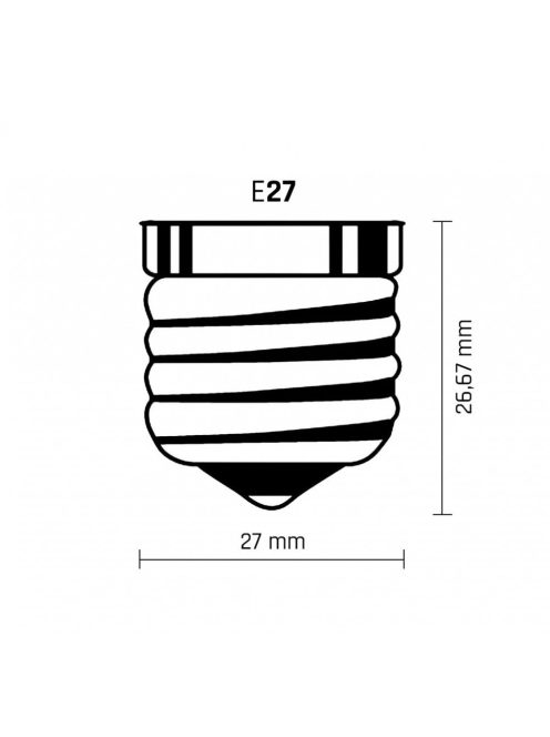 LED GLS  E27 230V 7W=42W WW (WOJ13900)