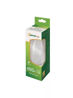 LED gyertya E14 230V 4W COG WW fehér (WOJ14069)