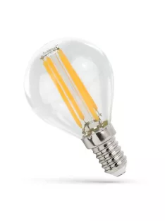 LED Kisgömb E14 230V 4W COG WW üveg (WOJ14071)