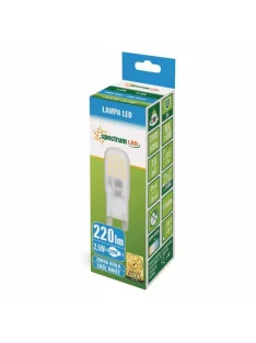 LED G9 szilikonos kapszula 230V 2,5W SMD CW 15x46 mm