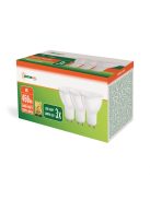 LED GU10 230V 6W SMD WW with milky cover white 3-pack