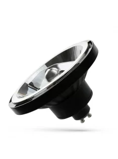 LED AR111 GU10 230V 12W SMD 20° NW fekete házas