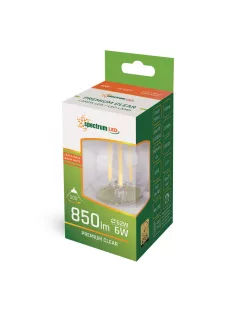 LED Kisgömb E27 230V 6W COG WW Üveg (WOJ14396)