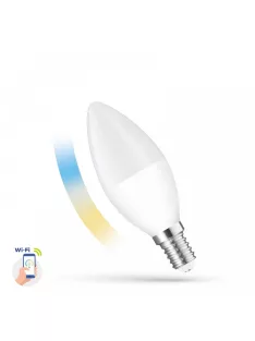 LED Gyertya E14 230V 5W CCT+DIM WI-FI - SMART (WOJ14413)