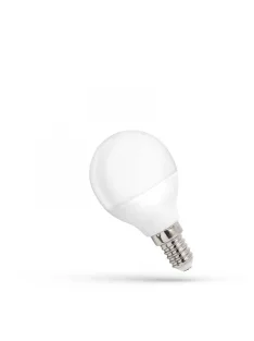 LED gömb G45 E-14 230V 1W CW SPECTRUM (WOJ14447)