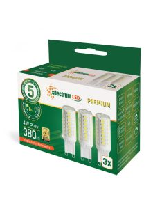 LED G9 230V 4W SMD WW DIMM 3-PACK