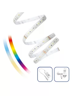   LED SZALAG 17W/5m RGBW+CCT+DIMM (5m) with PU silicone + controller + EU power adaptor Wi-Fi Spectrum SMART