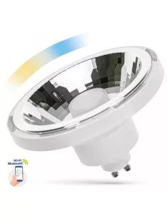   LED AR111 GU10 230V 10W SMD 30° CCT+DIMM WI-FI/BT SMART fehér házas