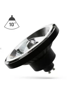 LED AR111 GU10 230V 12W COB 15 fok WW FEKETE SPECTRUM