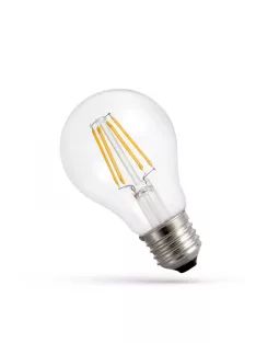   LED GLS A60 E-27 230V 8,5W COG WW Áttetsző SPECTRUM (WOJ14595)