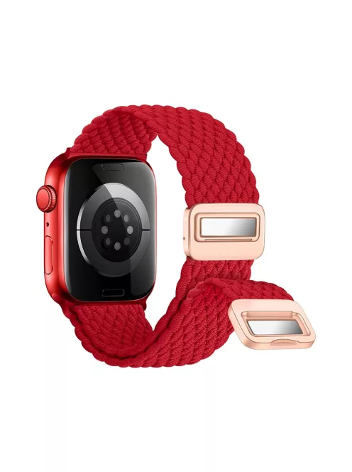 iWatch series fonott óraszíj - piros