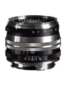   Voigtländer Nokton Vintage Line 50mm F1.5 Asph II VM objektív M.C. ezüst-fekete