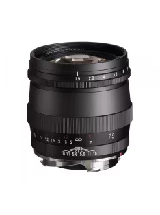 Voigtländer Ultron 75mm F1.9 M.C. VM fekete objektív