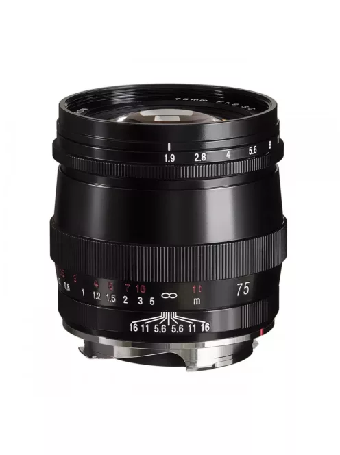 Voigtländer Ultron 75mm F1.9 S.C. VM fekete objektív