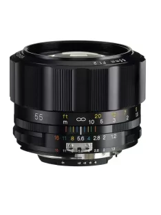   Voigtländer Nokton 1,2/55 mm , SLII-S Nikon Ai-S, objektív fekete
