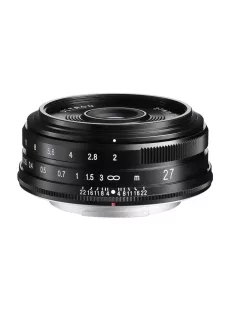 Voigtländer Ultron 27mm f/2 Fujifilm X objektiv, fekete