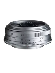 Voigtländer Ultron 27mm f/2 Fujifilm X objektiv, ezüst