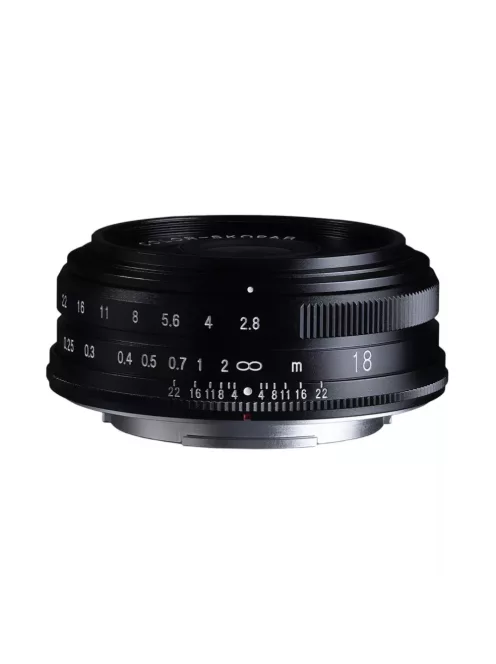Voigtländer Color-Skopar 18mm f/2.8 Fujifilm X objektív, fekete