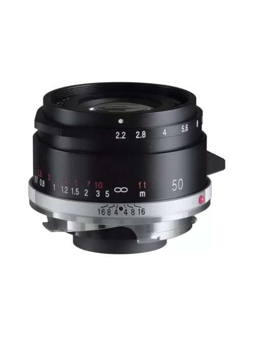 Voigtländer Color-Skopar 50mm f/2.2 VM fekete objektív