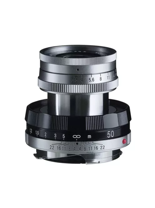 Voigtländer APO-Lanthar 50mm F3.5 VM Typ I objektív, ezüst-fekete