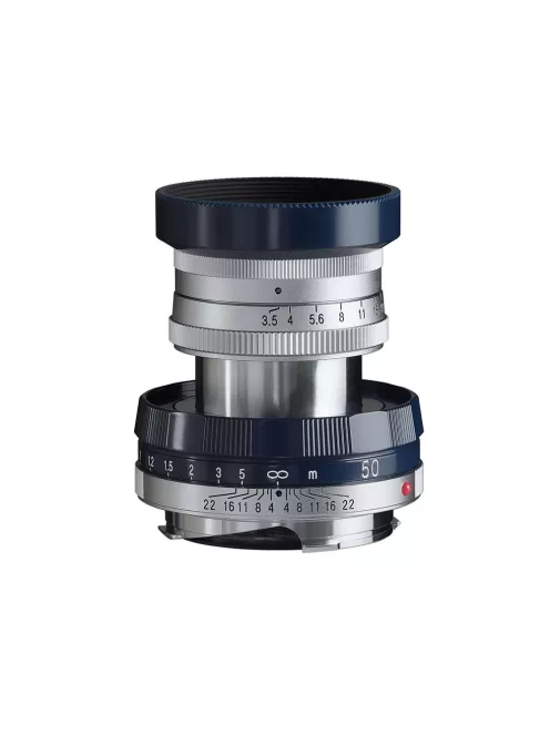 Voigtländer 50mm F3.5 APO-Lanthar Typ I VM objektív, tengerészkék